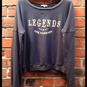 Mate the Label Legends are Forever Cropped Swtshrt